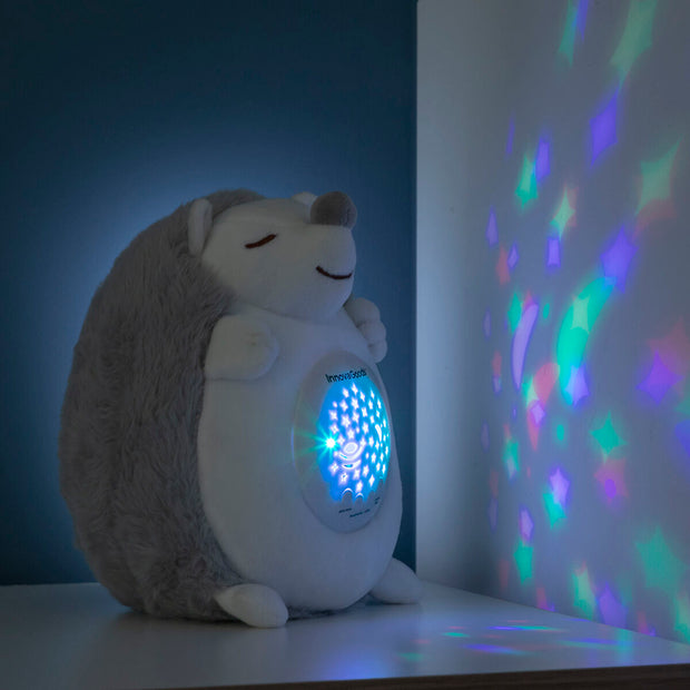 Hérisson en Peluche avec Bruit Blanc et Veilleuse Spikey InnovaGoods