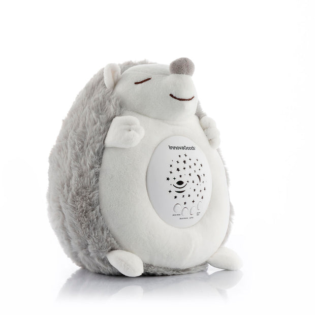 Hedgehog Soft Toy with White Noise and Nightlight Projector Spikey InnovaGoods